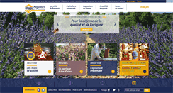 Desktop Screenshot of miels-de-provence.com